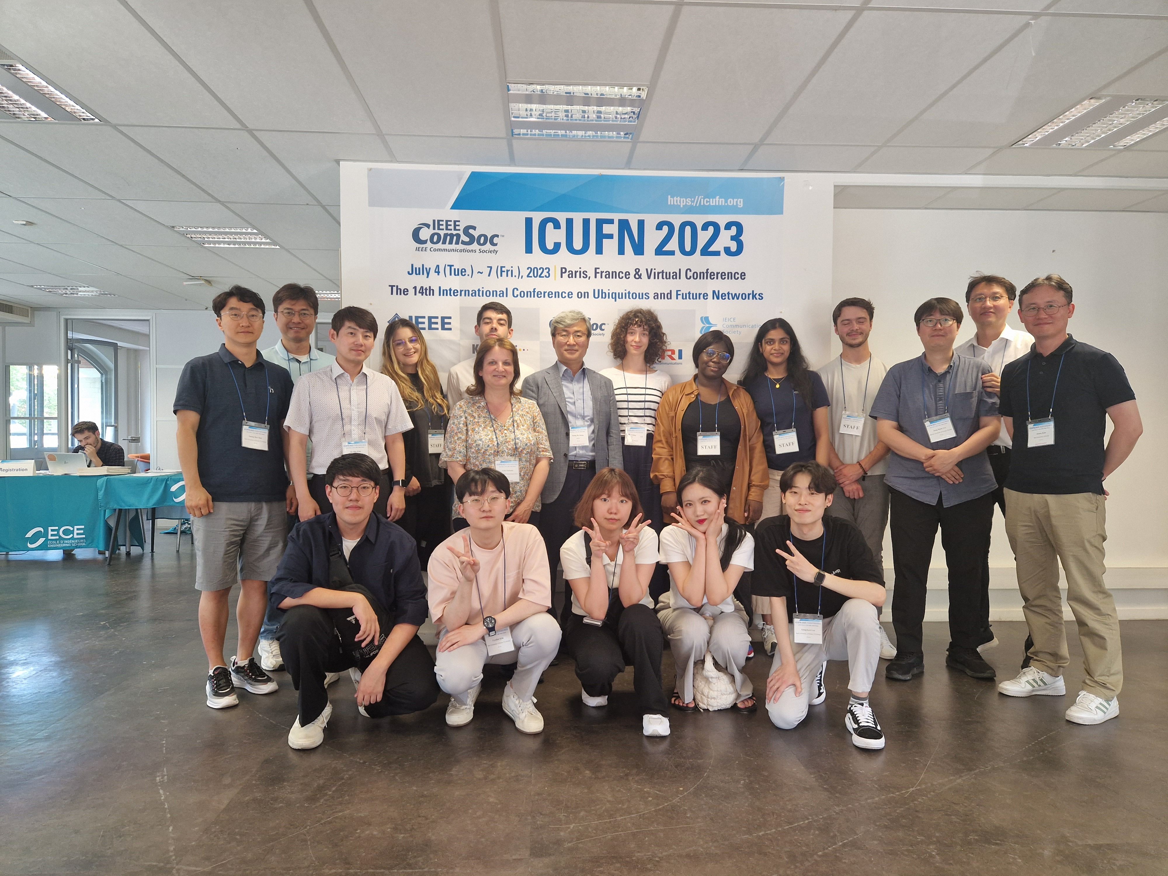 IEEE ICUFN 2023 (Paris, France) & IEEE LANMAN 2023 (London, UK) 대표이미지