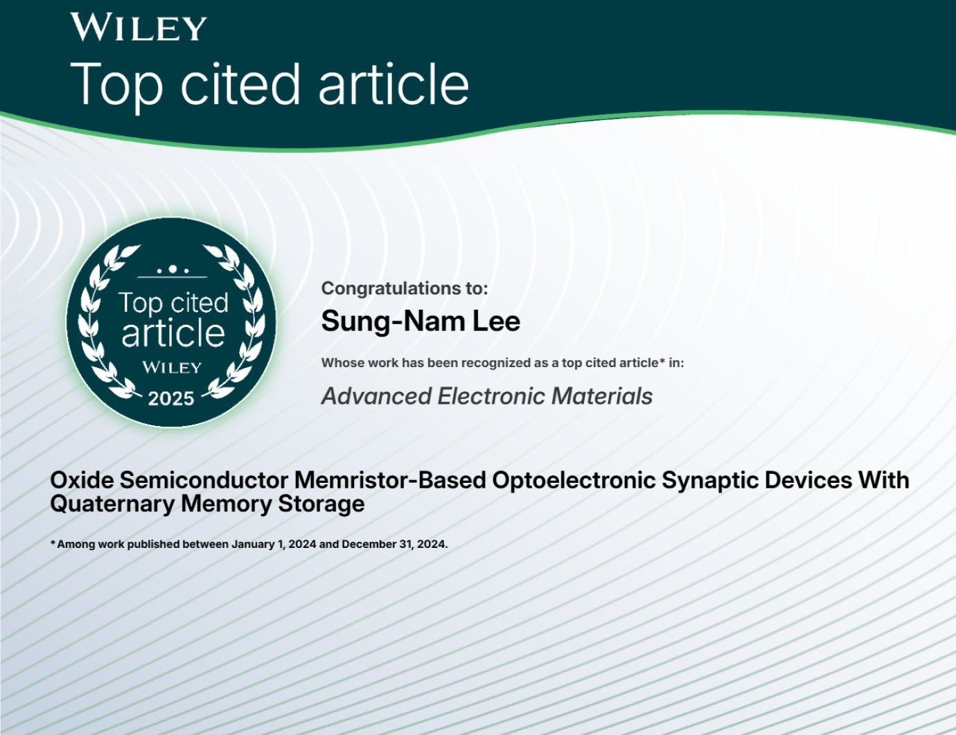 Top cited article